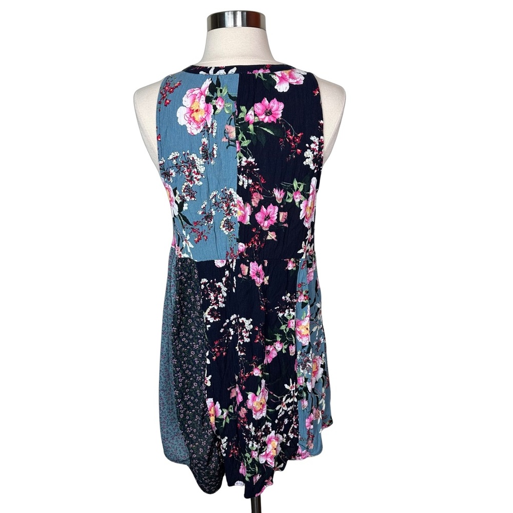 Umgee Floral Patchwork Boho Flowy Sleeveless Long… - image 6